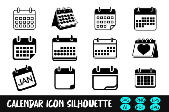 Download Minimal Planner Calendar Icon Bundle - Premium Resources