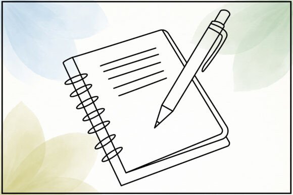 Download Minimal Journal Pen Line Art - Premium Resources