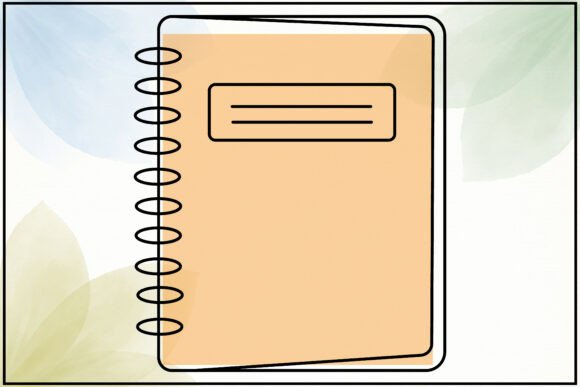 Download Minimal Notebook Line Art - Premium Resources