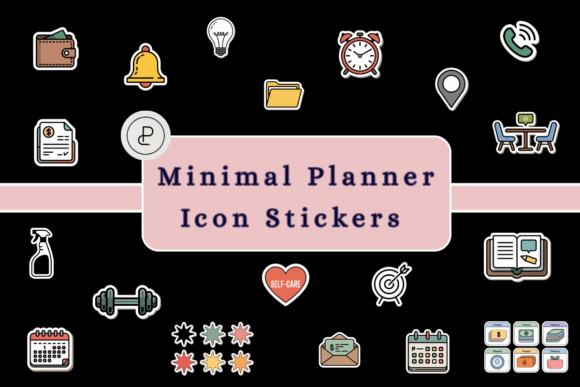 Download Minimal Digital Planner Icon Stickers - Premium Resources
